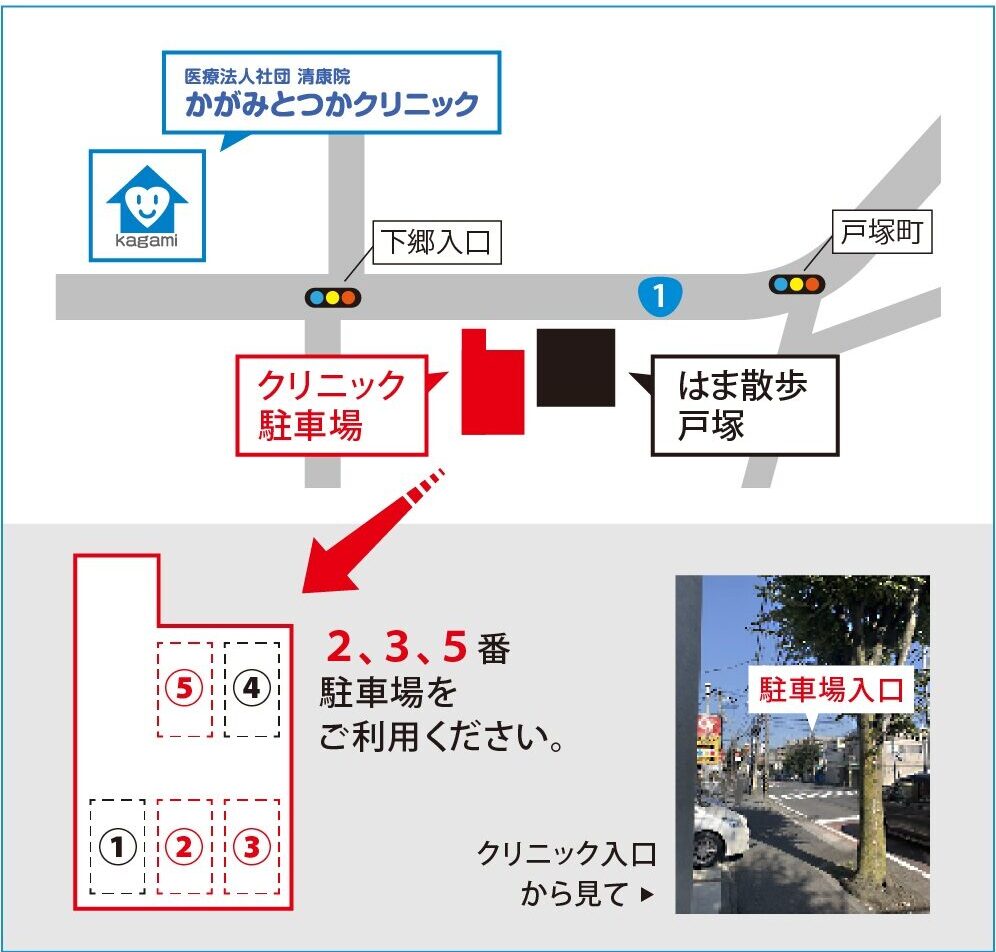 クリニック駐車場