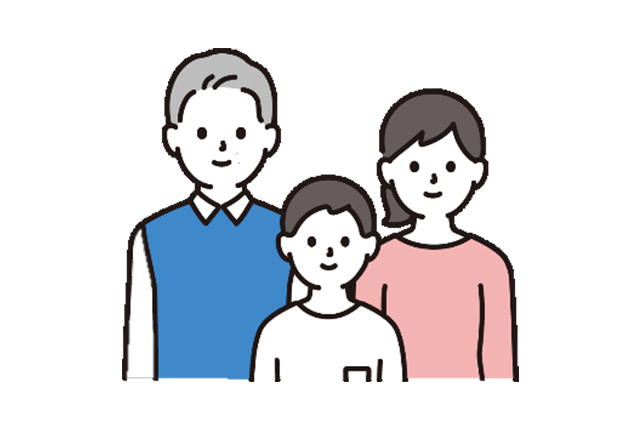 家族のイラスト